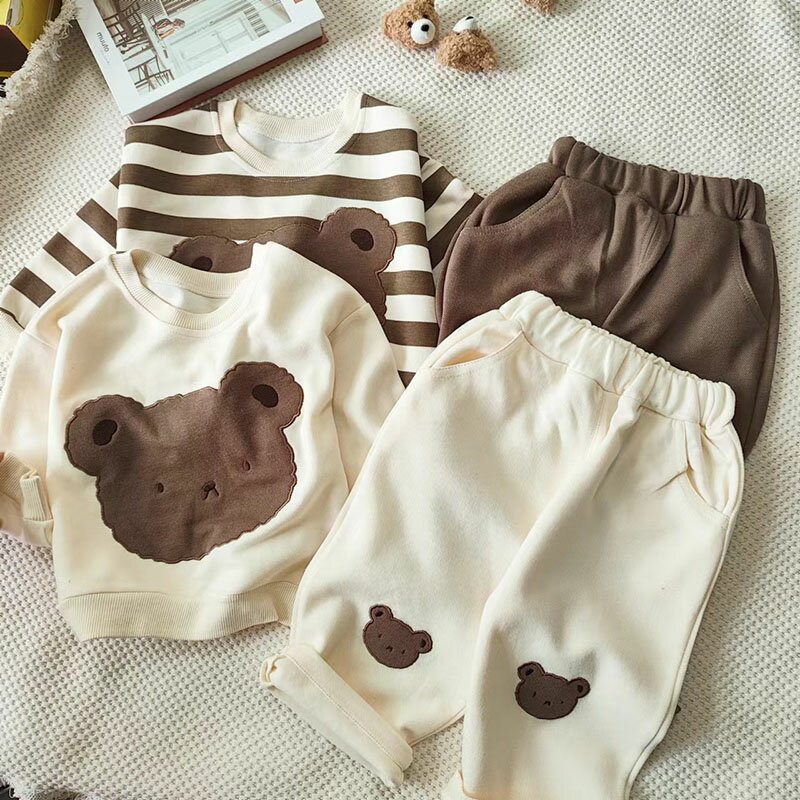 ベビー服 セットアップ キッズ 綿 コットン 子供服 ジャージ 子供ジャージ 上下2点セット 長袖 女の子 男の子 新生児 服 赤ちゃん 66cm 73cm 80cm 90cm 100cm 110cm 120cm トップス ロングパンツ 春 夏 秋 冬 おしゃれ 可愛い 誕生日 出産お祝い プレゼント 保育園 幼稚園