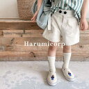 ショートパンツ キッズ 女の子 男の子 夏 子供服 ハーフパンツ ポケット 韓国子ども服 短パン 半ズボン 5分丈 パンツ ジュニア ボトムス ホットパンツ 無...