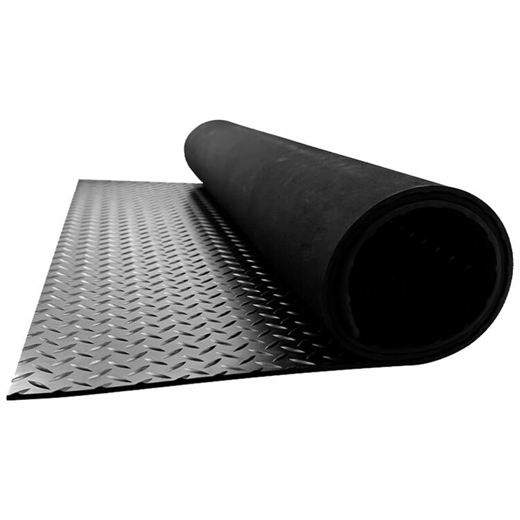 ガレージマット ゴムシート 滑り止めラバーマット 車下用 ゴム製フロアマットロール バイクマット 荷台..