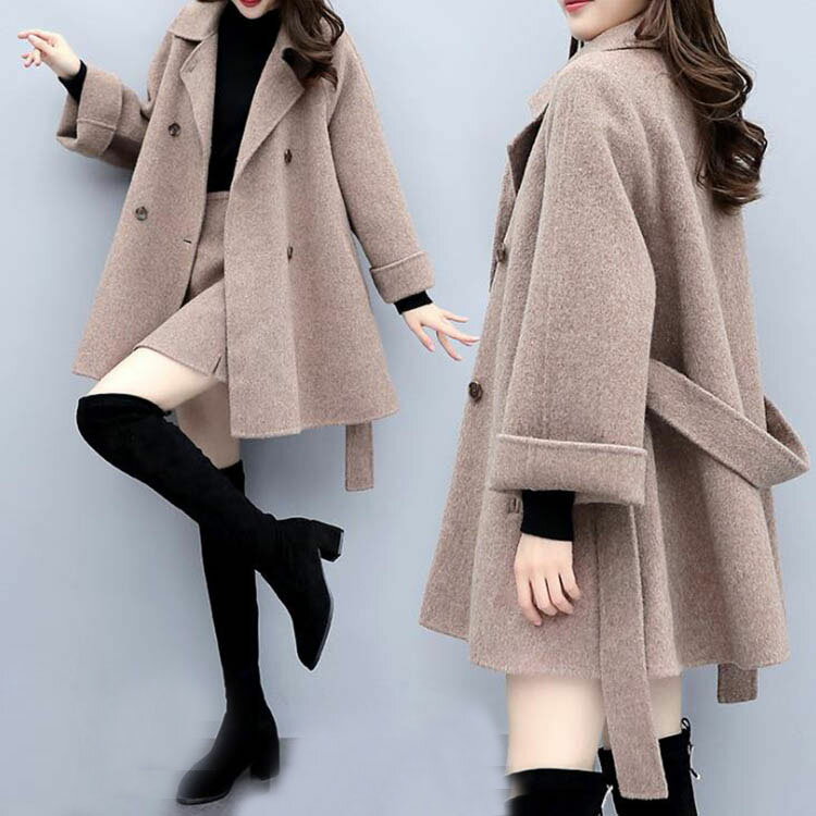 セットアップ レディース チェスターコート 40代 コート 秋冬 スカート 膝上丈スカート アウター 長袖 2点セット 上下セット 通勤 お洒落 上品 大人 入...