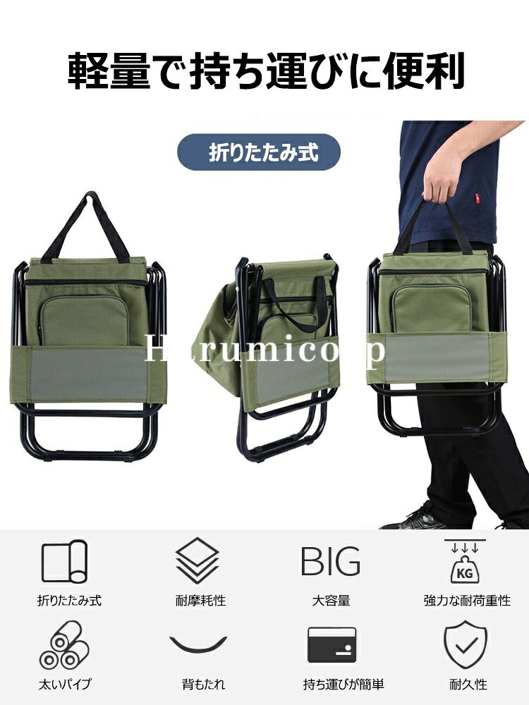 リュックチェア 折りたたみ 椅子 リュックサック 保冷バッグ 保温 アウトドアチェア 行列 運動会 キャンプ バーベキュー ミリタリー 椅子付き リュック 持ち運び 携帯椅子 携帯イス 折りたたみチェア イス 椅子 折り畳みチェア レジャーチェア お釣り 登山 運動会 お花見 harumicorp-10022546 harumicorp楽天市場店 サンプル画像3