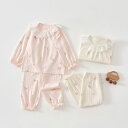 ルームウェア ベビー セットアップ 女の子 男の子 パジャマ 長袖 上下セット ベビー服 夏 春 赤ちゃん 新生児 子供服 おしゃれ 韓国子供服 子ども服 ナイ...