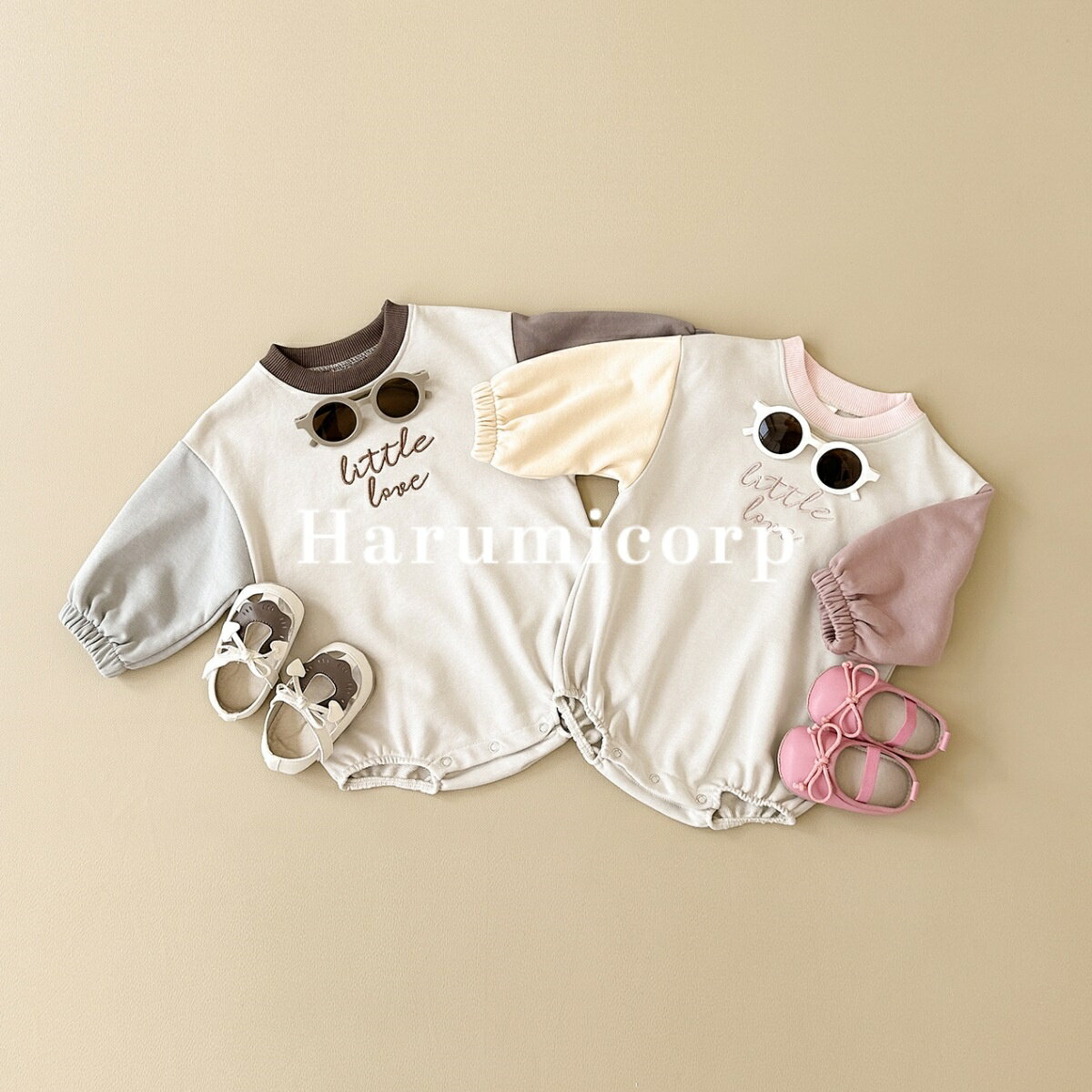 ベビー服 ロンパース 長袖 女の子 男の子 秋冬 新生児 服 ベビー 綿 コットン 赤ちゃん 春 秋 長袖ロンパース 子供服 59cm 66cm 73cm 80cm 90cm お部屋着 ルームウェア お出かけ 出産祝い ギフト プレゼント オシャレ 誕生日 100日祝い お宮参り harumicorp