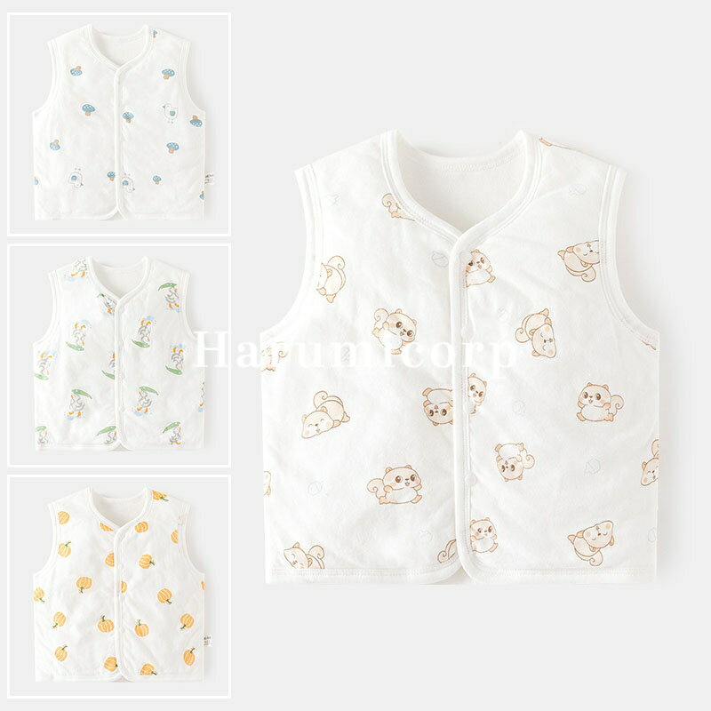 中綿ベスト ベビーベスト キッズベスト ジレ ベビー服 アウター コート 赤ちゃん カジュアル 子供服 防..