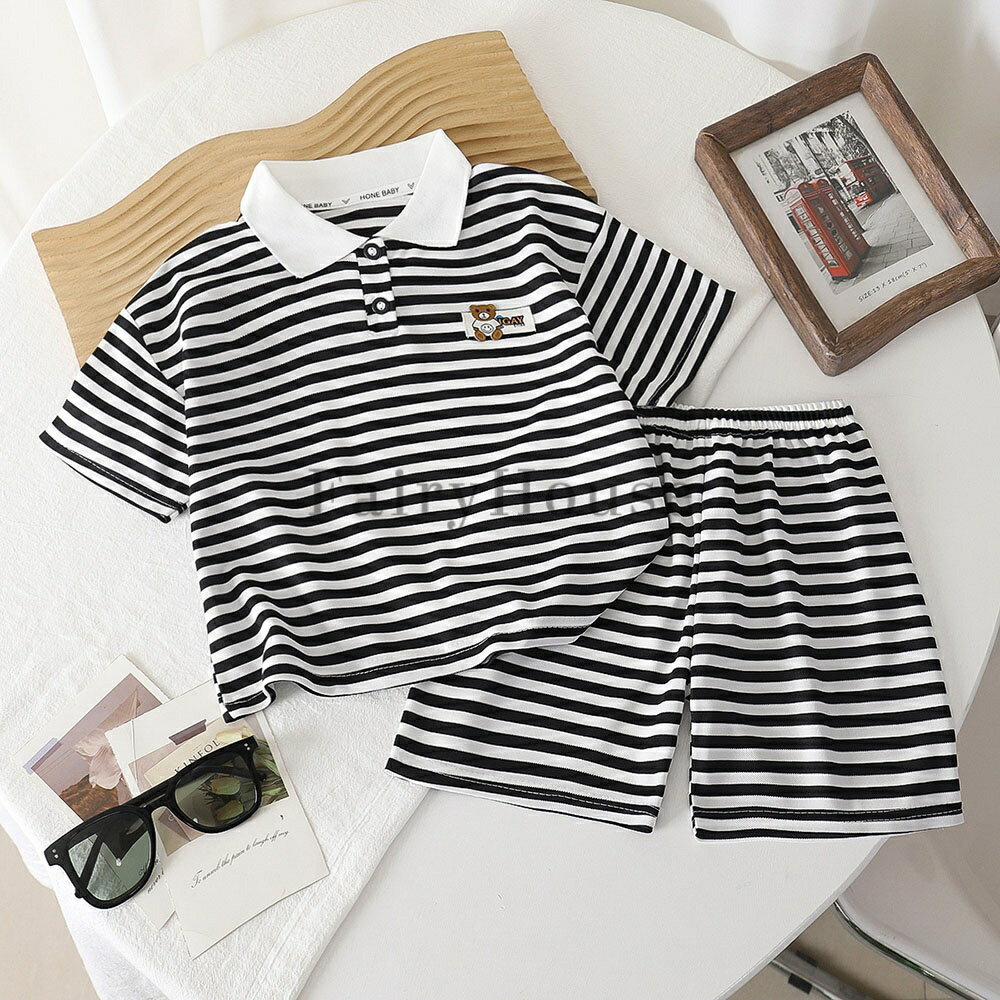 セットアップ 半袖 ベビー服 男の子 女の子 子供服 tシャツ ボーダー ショートパンツ おしゃれ 可愛い ジャージ 上下セット キッズ スエット ジュニア 赤ちゃん トレーナー スポーツ ダンス衣装 お揃い 入園 入学 幼稚園 小学生 90 100 110 120 130 140 150cm プレゼント