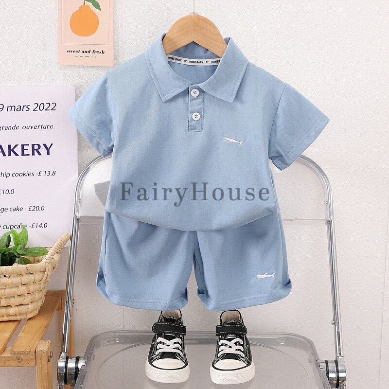 セットアップ キッズ 男の子 女の子 子供服 上下セット ジュニア 赤ちゃん ベビー服 シャツ 半袖 ショートパンツ 春 夏 おしゃれ 可愛い トップス ボトムス 半ズボン 入学 入園 誕生日 プレゼント 幼稚園 小学生 80 90 100 110 120cm harumicorp