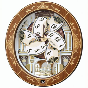 【期間限定 名入れ 文字入れ 無料】★【送料無料!】SEIKO CLOCK 掛け時計 RE580B からくり時計【楽ギフ_包装】【楽ギフ_のし】【楽ギフ_のし宛書】【楽ギフ_名入れ】