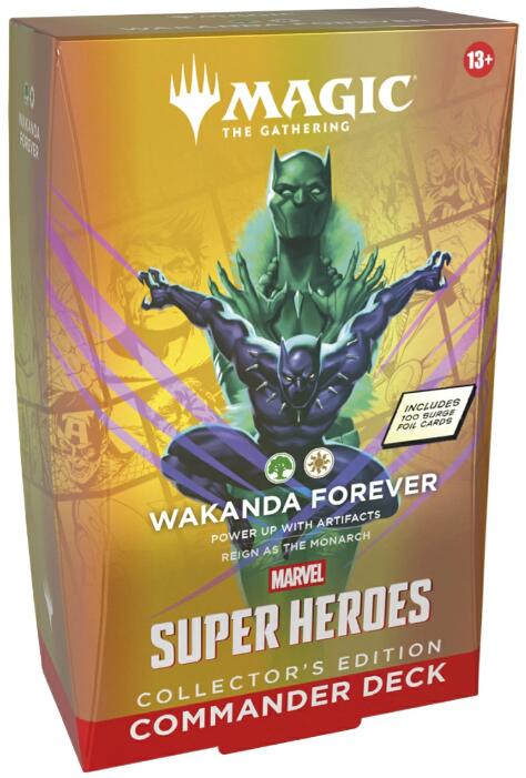 マジック：ザ・ギャザリング ｜ マーベル スーパー・ヒーローズ Commander Decks Collector's Edition 英語版 「ワカンダは永遠なり」
