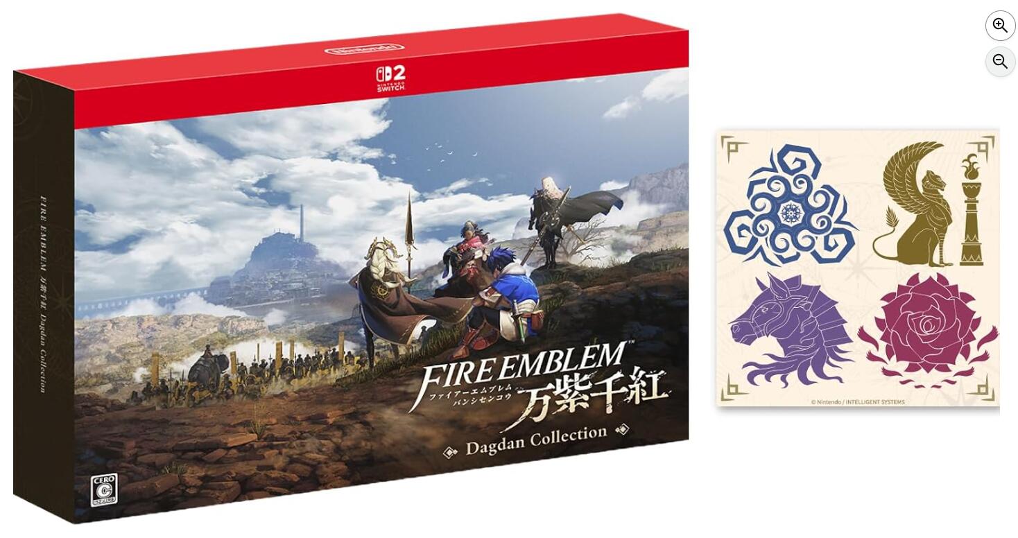 【予約】ファイアーエムブレム 万紫千紅 Dagdan Collection -Switch2 【限定】特典 クランマークデザイン ラバーコースター 同梱
