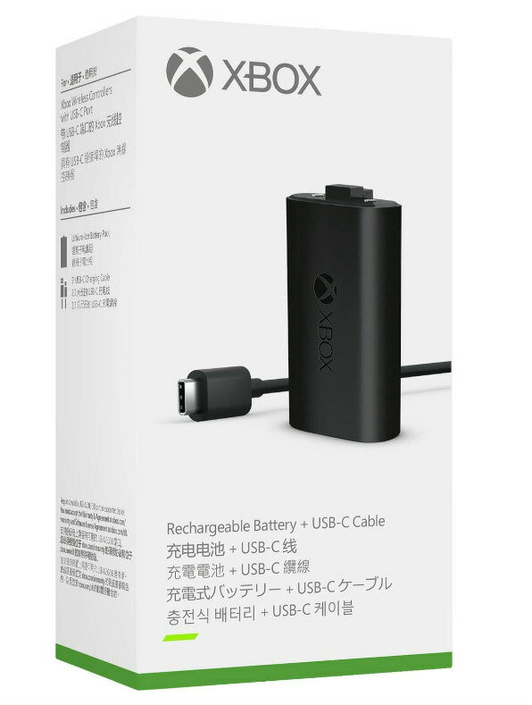 X box Xbox 充電式バッテリー + USB-C ケーブル