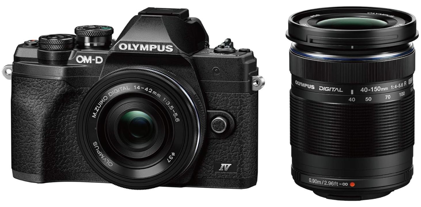 OM SYSTEM/オリンパス OLYMPUS ミラーレス一眼カメラ OM-D E-M10 MarkIV EZダブルズームキット ブラック