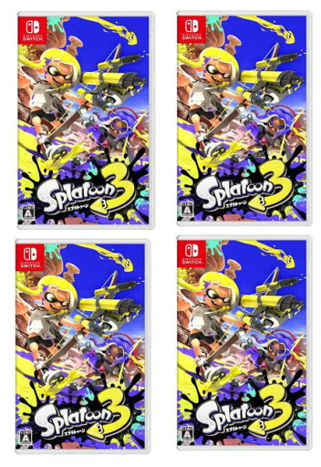 【新品】スプラトゥーン3 -Switch ×4 【新品】スプラトゥーン3 -Switch ×4