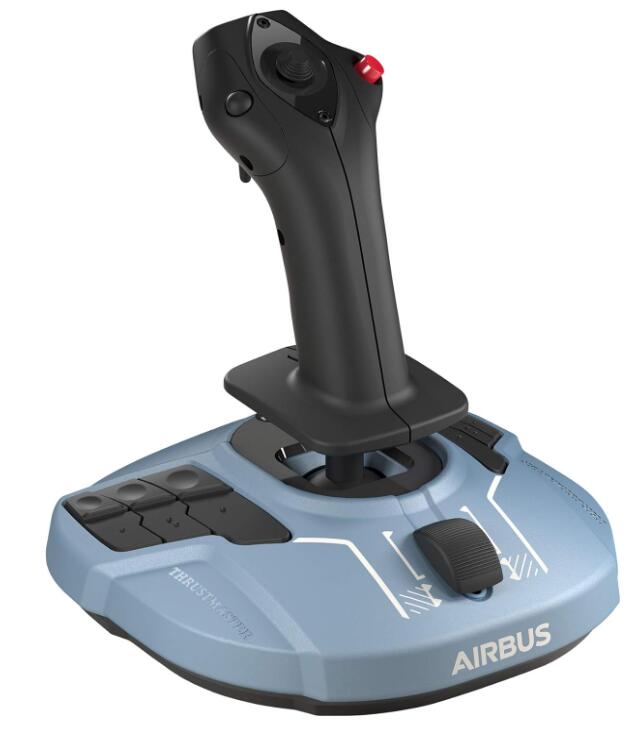 【国内正規品】Thrustmaster スラストマスター TCA Officer Pack Airbus Edition サイドスティック スロットルクアドラント 両手利き フライトスティック 交換可能なモジュール付き PC (Windows 10,8) と互換性あり【Microsoft Flight Simulator対応】