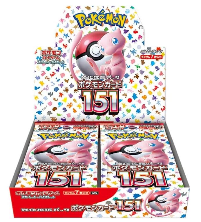 【シュリンク付き・新品】ポケモンカードゲーム スカーレット&バイオレット 強化拡張パック 「ポケモンカード151」 BOX
