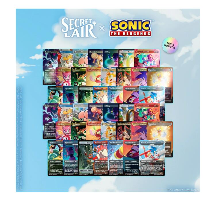 �ڿ��ʡ�̤�����ۥޥ��å����������㥶��� Secret Lair The Sonic Superdrop Sonic 100% Complete Bundle
