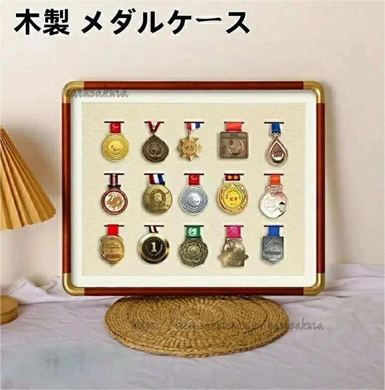 木製 メダルケース ケース ボックス コレクション 記念メダル 豊富 ブラウン レッド 7インチ:(12.7x17.8cm) 1枚収納 A4:(12.7x17.8cm) 2枚収納 A4(21x29.7cm)3枚収納 A4(21x29.7cm)1枚+写真 A3(29.7x42cm)9枚収納 20インチ:(40.6x50.8cm)15枚収納
