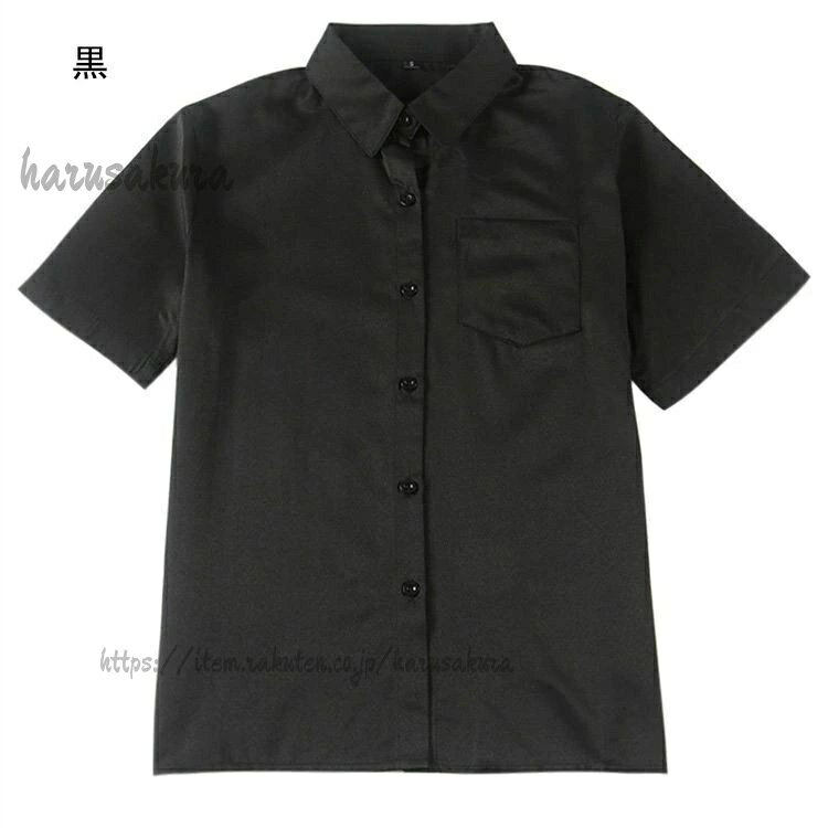 女の子 女子 学生 代 大人 半袖 中学生 スクールシャツ 制服 夏服 ガールズ ブラウ...