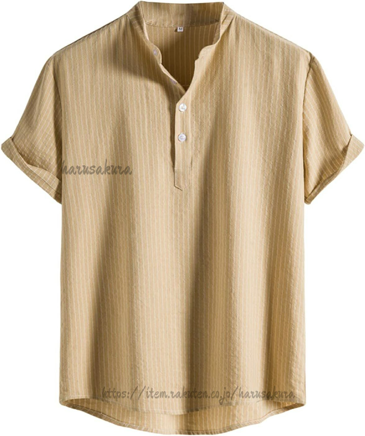 Shirts - 白シャツ 襟付き 半袖 タオル地 tシャツ メンズ ジャケット ロング丈 夏 サンダル しわにならないシャツ サイズ 大きい スエット