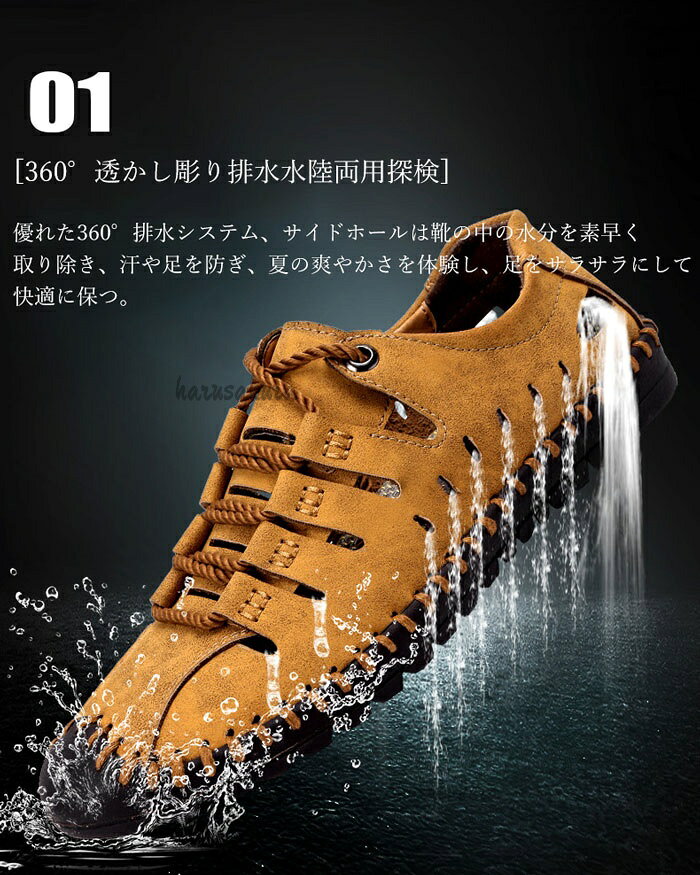 スポーツサンダル メンズ サンダル 水陸両用 夏 おしゃれ レジャー アウトドア ビ...