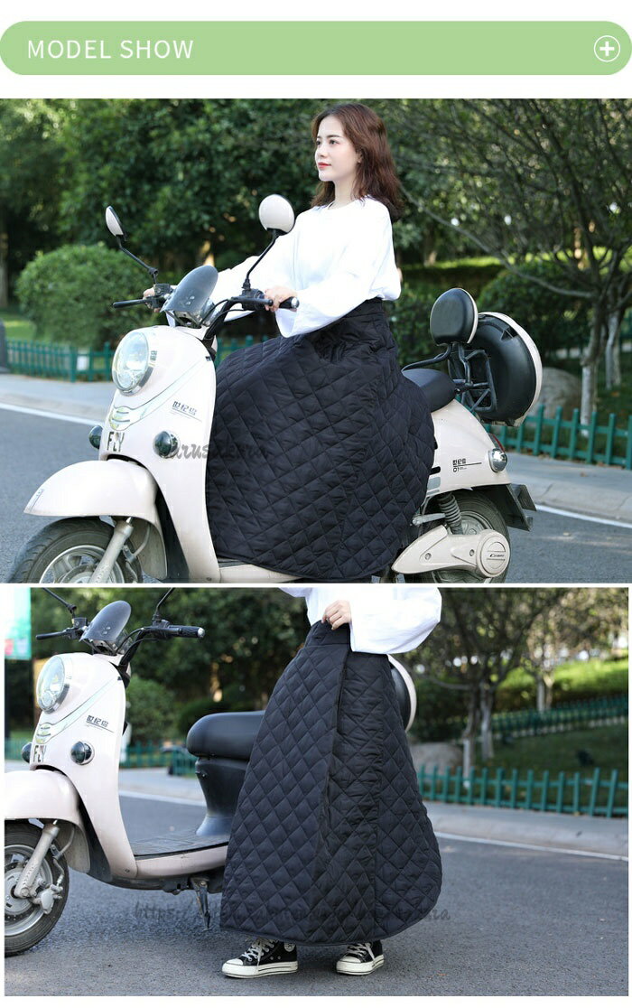 巻きスカート ロング 防寒 はっ水加工 ひざ掛け ブランケット スクーター専用 レッグカバー バイク用レッグカバー オートバイ専用 ポケット 中綿 保温 キルティング 2