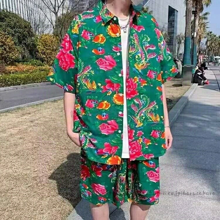 アロハシャツ 半袖シャツ ショートパンツ Tシ...の紹介画像2