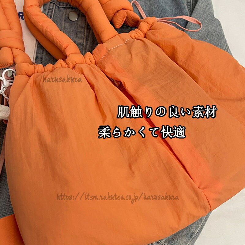 HARUSAKURA楽天市場店のバッグ ハンドバッグ ソフトバッグ 2way ショルダーバッグ リュック バックパック レディース 軽量 収納可 パフバッグ マザーズバッグ 大容量 大きめ 通勤 メンズ 軽い 通学｜アングル2