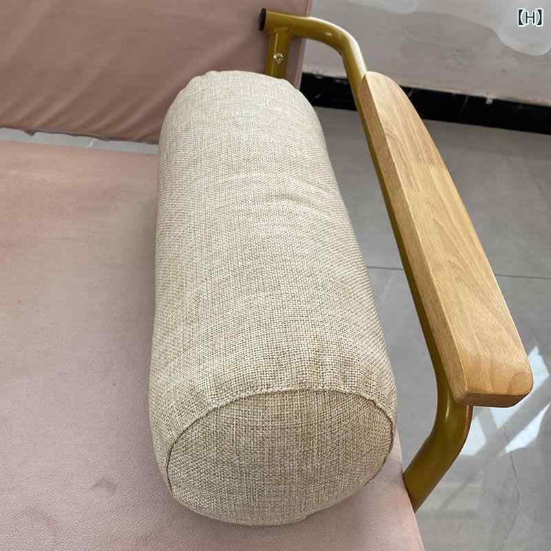 円柱枕カバー 円筒型抱き枕カバーロングクッションカバー 円柱形ソファベッド腰当...
