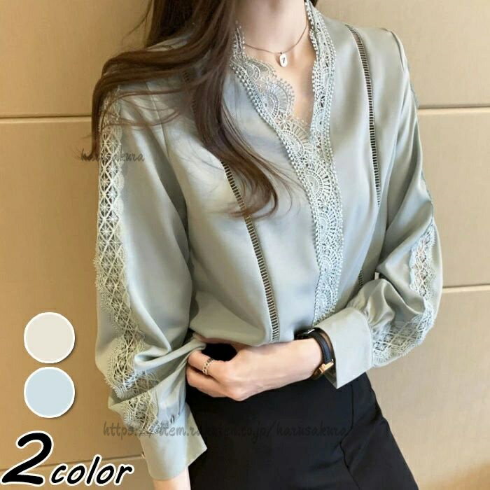 Blouses - レディース きれいめ 40代 オシャレブラウスシャツ ブラウス 春秋新作 ブラウス オシャレブラウスシャツ 40代