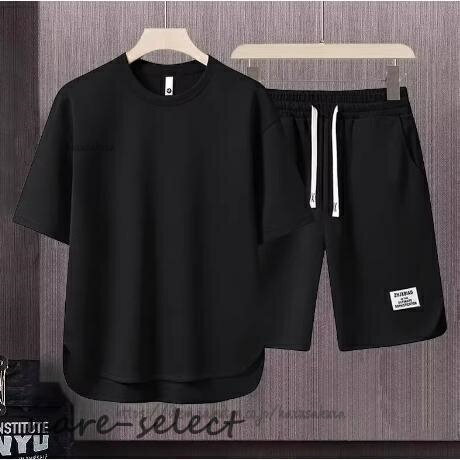 樂天商城 - 上下セット 半袖 2点 Tシャツ ハーフパンツ リカバリーウェア 半ズボン ルームウェア 部屋着スウェットセット メンズ お洒落 4カラー スタンダードドライ