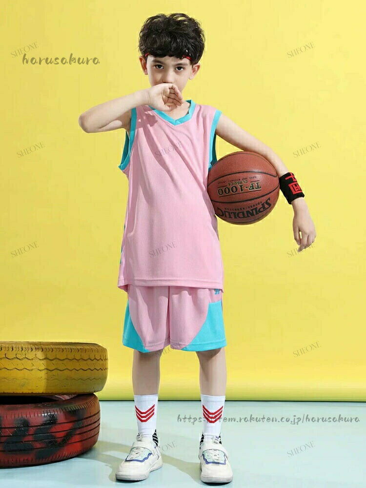 キッズ バスケット ユニフォーム 子供 セットアップ ミニ バスケ ユニホーム 男子 ...