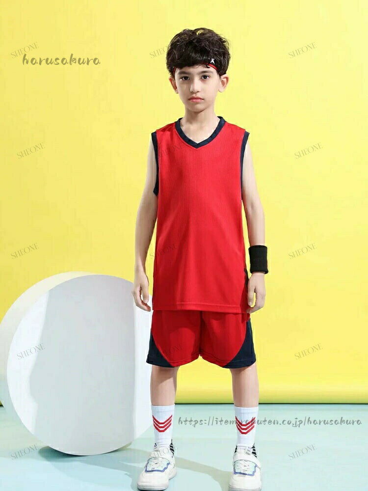 キッズ バスケット ユニフォーム 子供 セットアップ ミニ バスケ ユニホーム 男子 ...