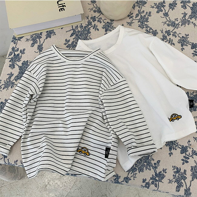 Tシャツ 男児 長袖 ボーダー柄 Tシャツ 秋 男の子 カットソー キッズ 長袖Tシャツ クルーネック コットンTシャツ ボーダーTシャツ ジュニア 春 トップス 送料無料
