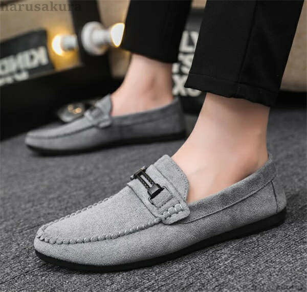 【送料無料】ローファー メンズ 革靴 ドライビングシューズ ビジネスシューズ 紳士靴 ビジネス カジュアル 履きやすい スエード