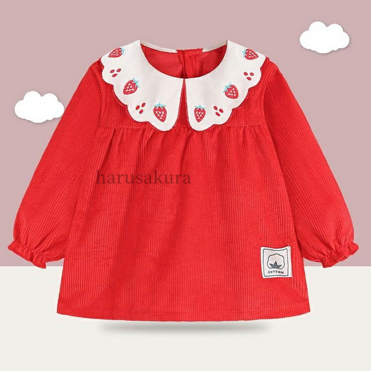 【送料無料】外遊び スモック 女の子 子供服 防水エプロン 刺繍 絵画 ベビースモッ...