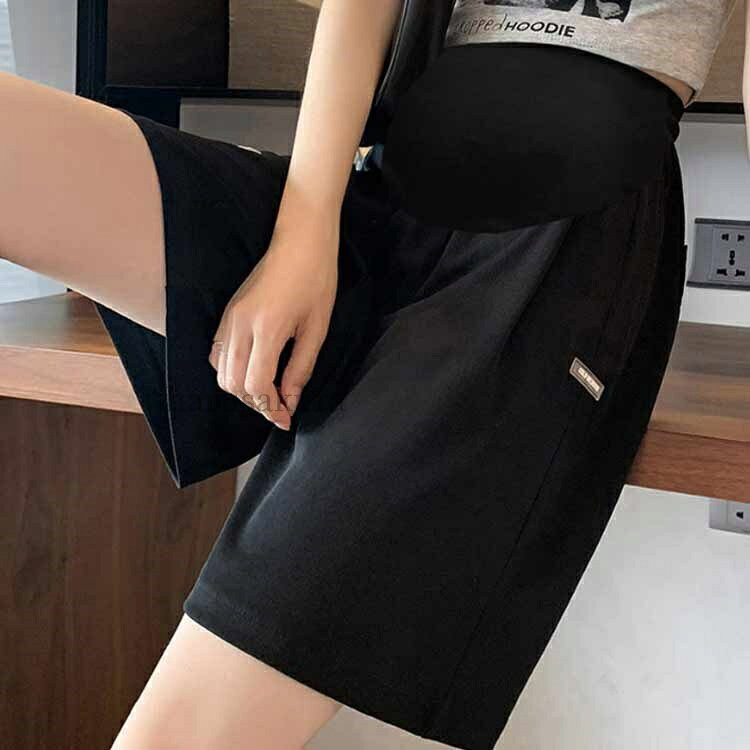 HARUSAKURA楽天市場店の【送料無料】2枚セット！ マタニティパンツ ハーフパンツ ショートパンツ 春 夏 薄手 ひんやり 接触冷感 ルームウェア 部屋着 パジャマ｜アングル2
