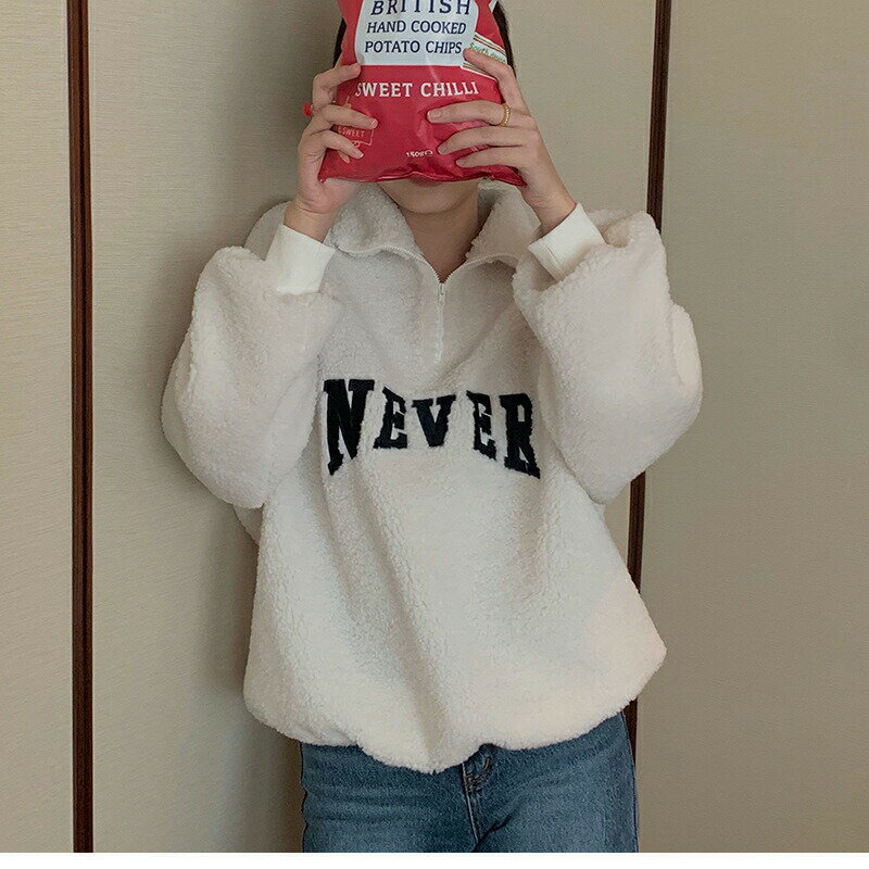 パーカー ボアパーカー ボア コート アウター 裏起毛 プルオーバー トップス 大きいサイズ レディース フード パーカ トレーナー ファー ボアブルゾン 無地 シンプル リブ あったか 防寒 ゆったり 長袖 秋 冬 秋冬 2