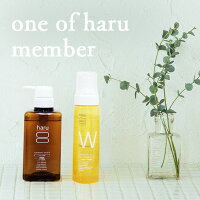 100%天然由来の【泡】洗顔!haruダブルスキンフォーム。