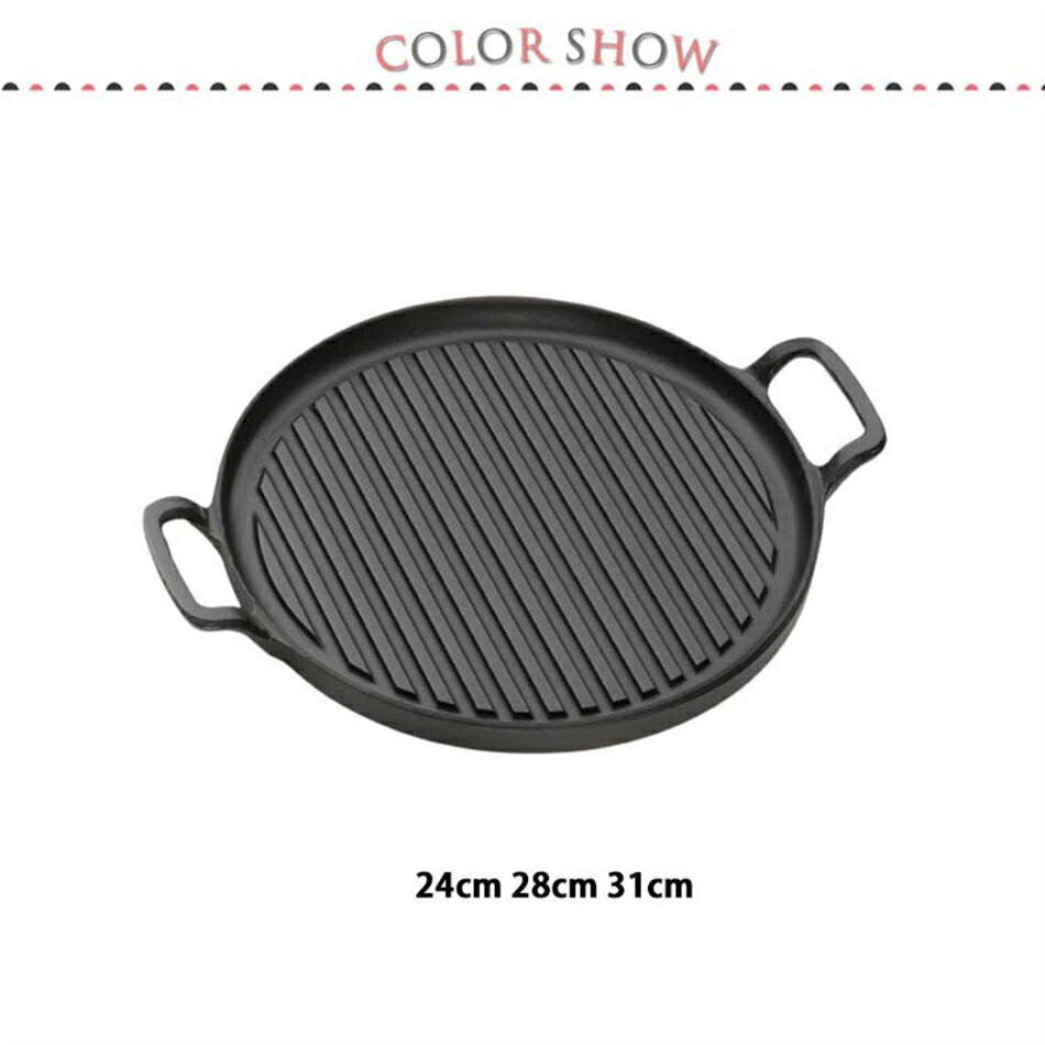 鉄板 鉄器 28cm 焼肉プレート グリルパン 24cm 岩鋳 鉄板 31cm サムギョプサル 直...