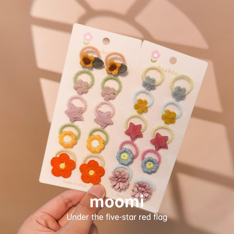 ヘアゴム 10個セット ミニ リングゴム レディース キッズ ベビー 小さめ 小さい ヘアアクセサリー ヘア..