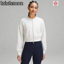 lululemonルルレモンリブ編みSoftstreme™素材Define Jacket リブジャケット柔らかいクロップド丈 パーカートレーナー快適4Wayストレッチスリムフィット・ジャケット