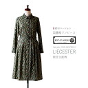 moda Japan ウィリアム モリス意匠柄 レスター仕立て 図書館ワンピース（襟羽版〔国内送料無料〕