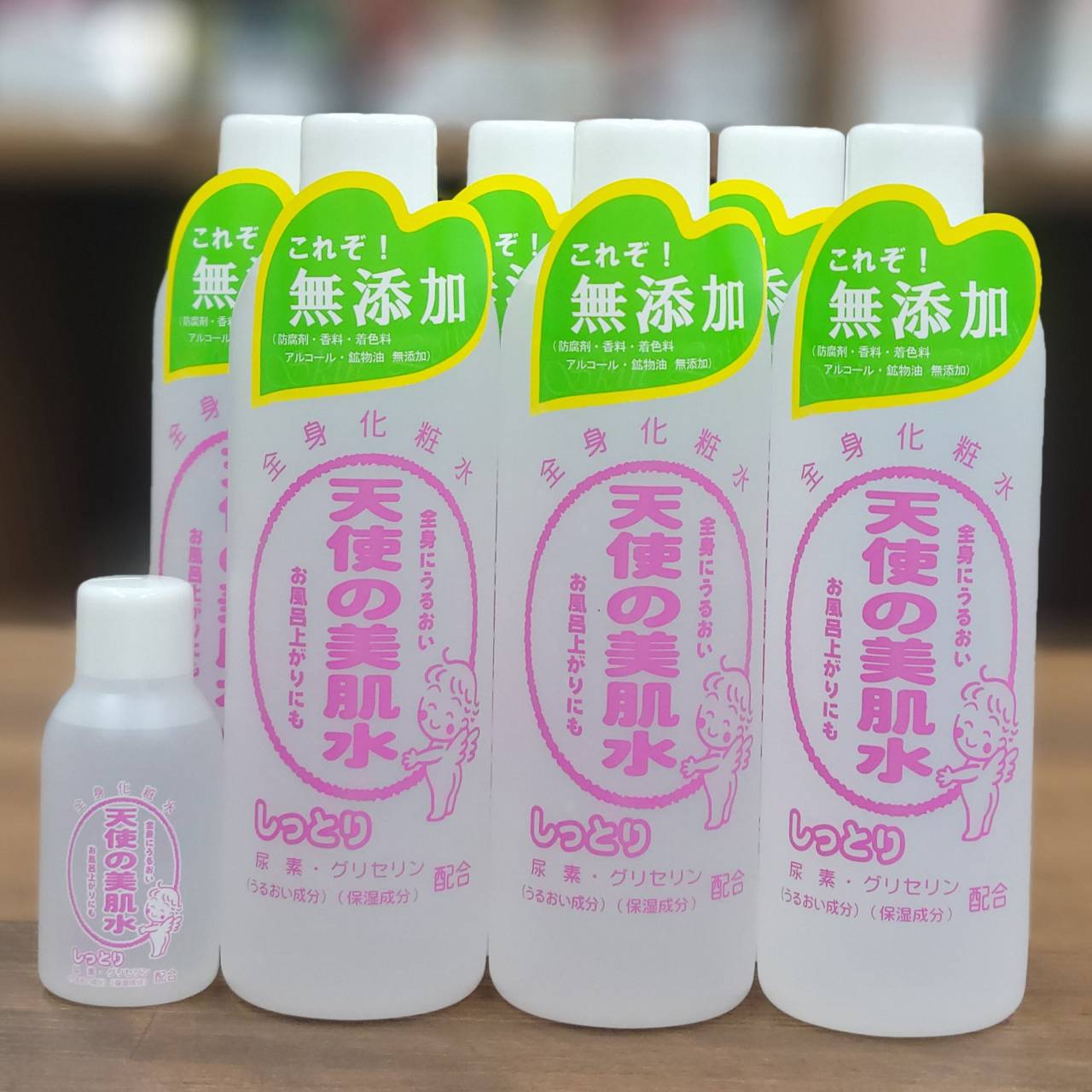 [50ml増量] 天使の美肌水 しっとりタイプ 310ml×6本 大明化学工業 手作り 美肌水 尿素 グリセリン 赤ちゃん 大人 顔 全身 敏感肌 アレルギー肌 アトピー 角質 保湿効果 乾燥 NMF 天然保湿因子 ニキビ 肌荒れ かゆみ 無添加 国産 PH 風呂上り 洗顔 ボディーローション