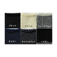 THERMOHAIRサーモヘア・レギュラーソックスチャコールグレイL(25-27cm)