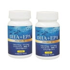 DHA＋EPAプレミアム 90粒×2個 ラメール マグロのDHA イチョウ葉エキス 青魚に含まれるサラサラ成分 ドコサヘキサエン酸 α-リノレン酸 多価不飽和脂肪酸 送料無料