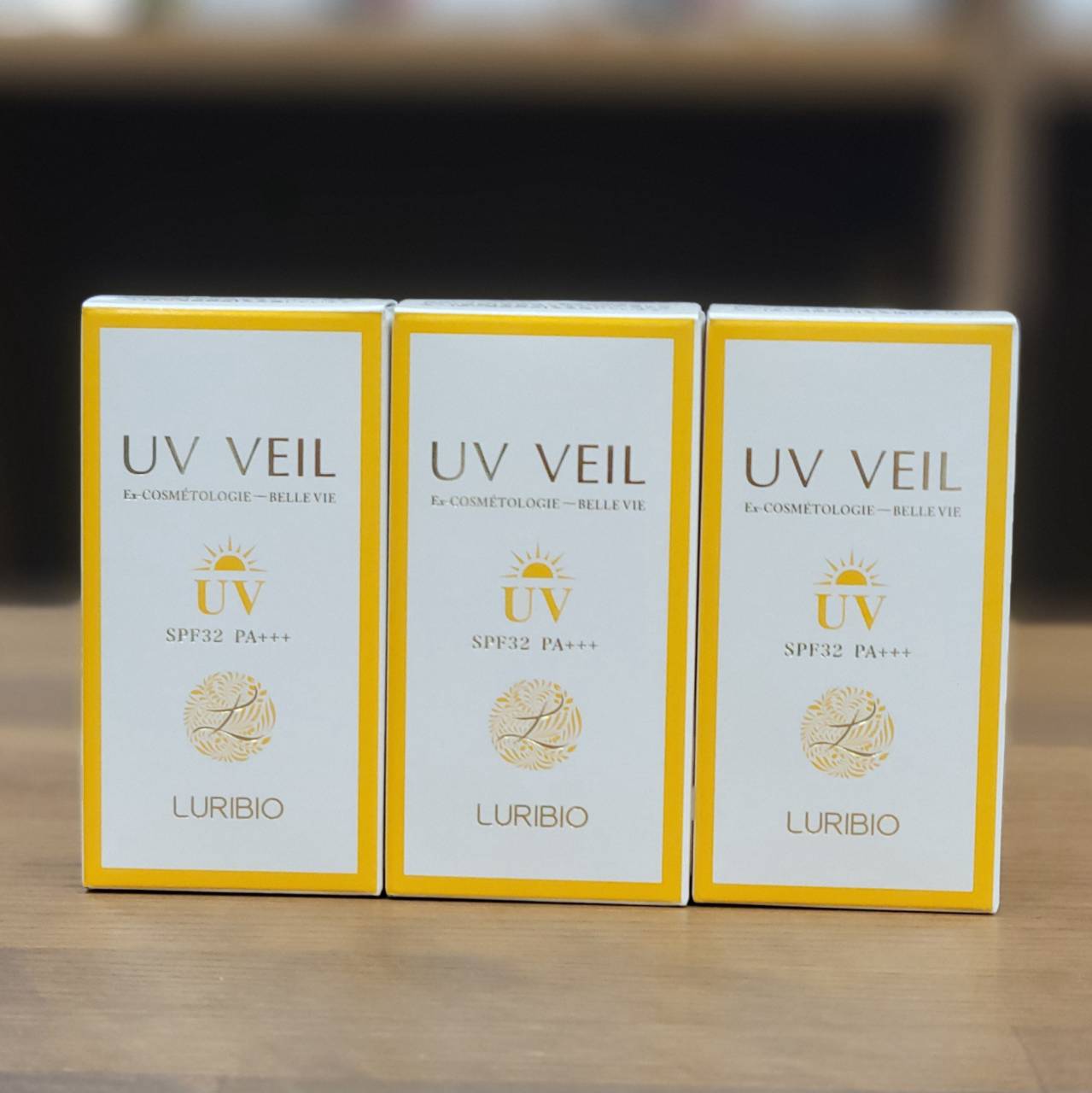 ルリビオ UVヴェール 30ml×3個 サンカット 聖凰 LURIBIO 界面活性剤フリー 汗 フォーム剤 素肌 サンカット剤 SPF32 紫外線 UVB PA+++ ..