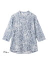 レディース 7分袖後ろ長めTシャツ5 【CF】