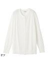 丸首サマーニットカーディガン / 婦人用 / レディース / 春夏用 / 冷房対策 / 羽織 / 前開き 【CF】