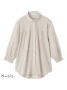 7分袖隠れファスナーブラウス2 / 婦人用 / レディース / ブラウス / 7分袖 / 前開き / 隠れファスナー / 全開ファスナー / 着やすい 【CF】