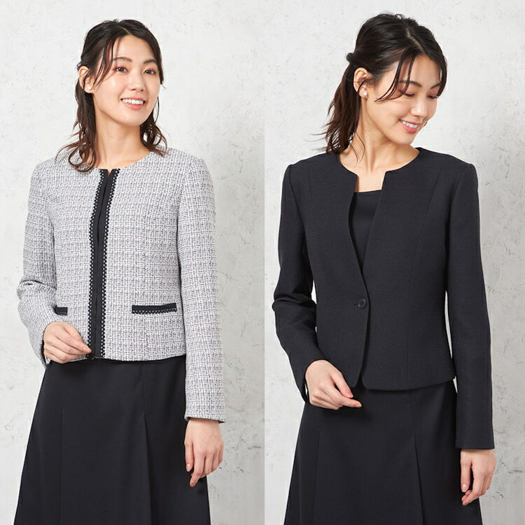 【10%OFFクーポン:11月20日20時〜30日23:59まで】レディースフォーマル【専門店品質】 SOFFICE セレモニースーツ 2ジャケット+1トップス...