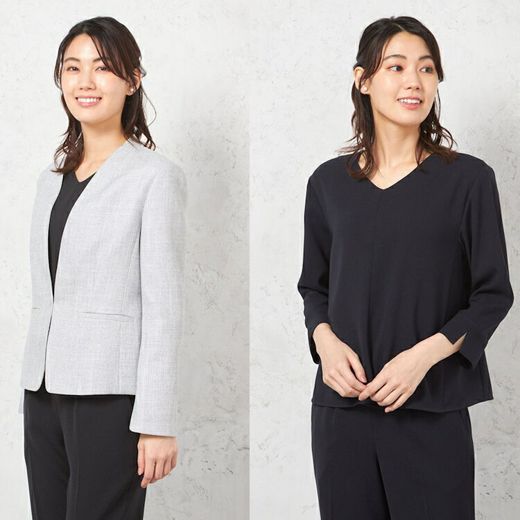 【10%OFFクーポン:11月20日20時〜30日23:59まで】レディースフォーマル【専門店品質】 SOFFICE セレモニースーツ ジャケット+トップス+パ...